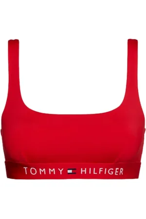 Tommy Hilfiger Stroje kąpielowe, Kobieta, Czerwony, S, Braletka Strój Kąpielowy