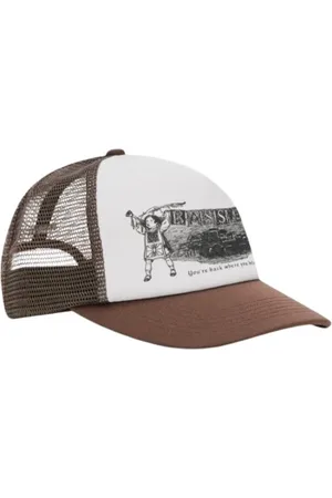 Rassvet Akcesoria, Mężczyzna, Wielobarwność, ONE SIZE, Nadrukowana Czapka Trucker z Siatkowym Tyłem