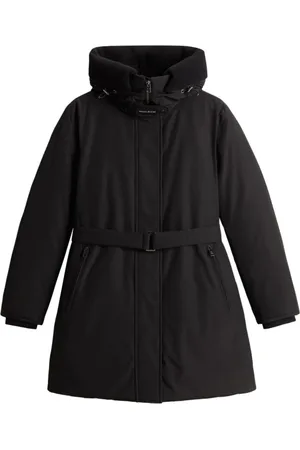 Woolrich Płaszcze, Kobieta, Czarny, S, Czarna Parka