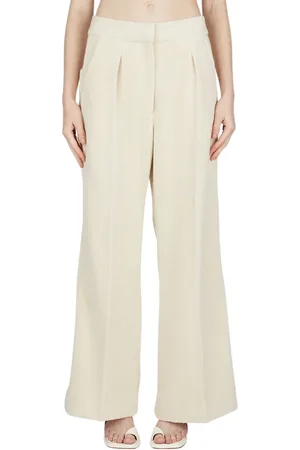 Jacquemus Spodnie, Kobieta, Beżowy, S, Bawełna, Le Pantalon Banha Pants