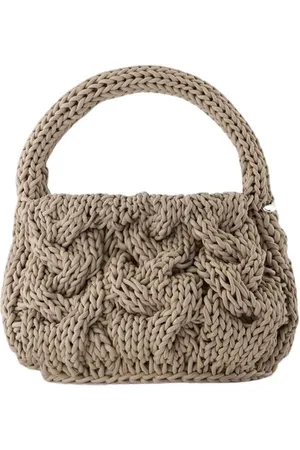 J.W.Anderson Torebki, Kobieta, Szary, ONE SIZE, Skóra, Pikowana skórzana torebka crossbody