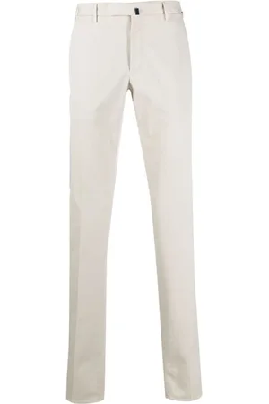 Incotex Spodnie, Mężczyzna, Beżowy, L, Bawełna, Spodnie Chino o kroju Slim-fit
