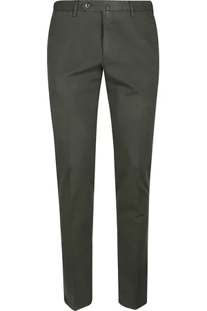 PT Torino Spodnie, Mężczyzna, Zielony, L, Spodnie Slim Fit