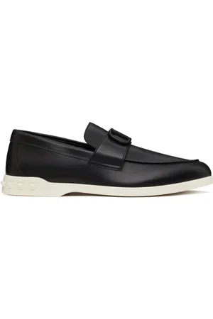 VALENTINO GARAVANI Buty, Mężczyzna, Czarny, 40 EU, Skóra, Wsuwane buty VLogo Signature