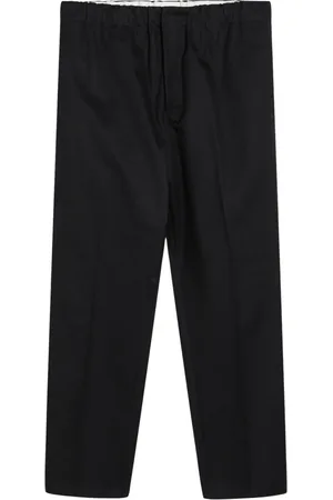 Jil Sander Spodnie, Mężczyzna, Niebieski, M, Baggy Loose Pants