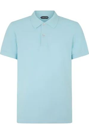 Tom Ford Koszulki, Mężczyzna, Niebieski, XL, Koszulka Polo