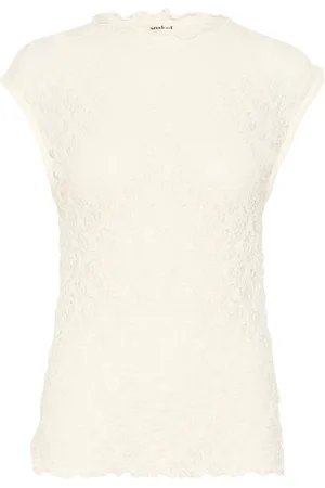 Soaked in Luxury Koszulki, Kobieta, Biały, XL, Elegancki biały top