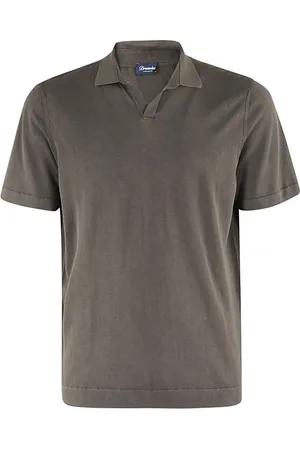 DRUMOHR Koszulki, Mężczyzna, brązowy, L, Polo z Frosted