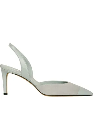 Kiton Buty, Kobieta, Szary, 38 EU, Zamsz, Czółenka Slingback