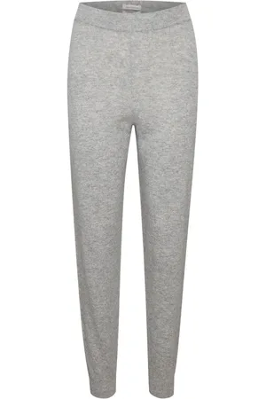 Part Two Spodnie, Kobieta, Szary, XS, Cashmere Grey Melange Sweatpants