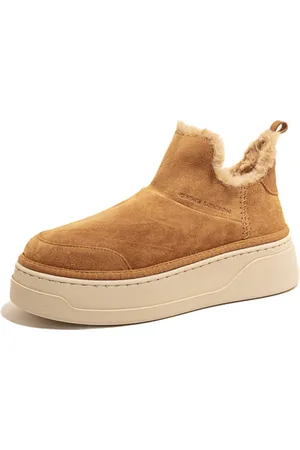Crime london Buty, Kobieta, brązowy, 39 EU, Zamsz, Puszysty Botek dla Kobiet