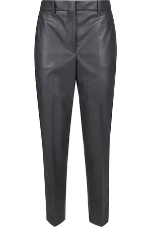 Incotex Spodnie, Kobieta, Czarny, M, Len, Spodnie Slim Fit Galene