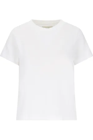 Khaite Koszulki, Kobieta, Biały, S, Bawełna, Damska koszulka T-shirt