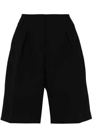 Jacquemus Szorty, Kobieta, Czarny, S, Poliester, Ovalo Bermuda Shorts