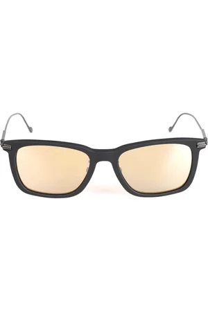 Jimmy Choo Akcesoria, unisex, Żółty, ONE SIZE, Prostokątne okulary przeciwsłoneczne