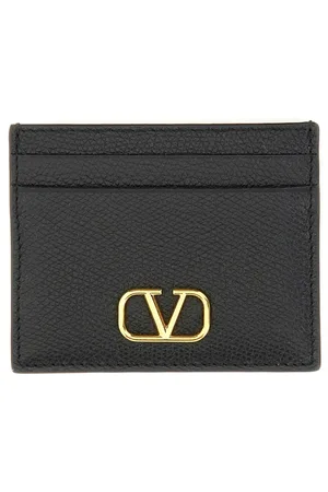 VALENTINO GARAVANI Akcesoria, Mężczyzna, Czarny, ONE SIZE, Skóra, Stylowy Wizytownik