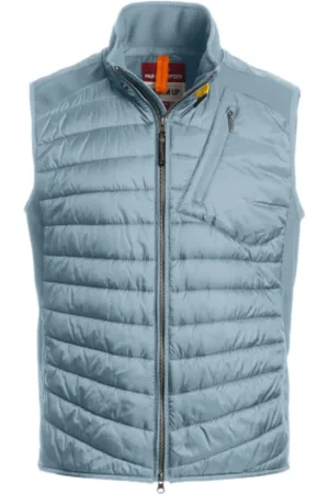 Parajumpers Kurtki, Mężczyzna, Niebieski, XL, Poliester, Zavier Warm Up Hybrid Gilet