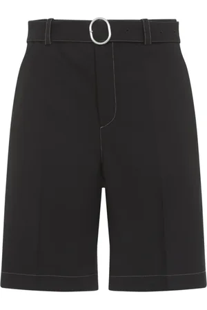 Jil Sander Szorty, Mężczyzna, Czarny, M, Poliester, Czarne Szorty Casualowe