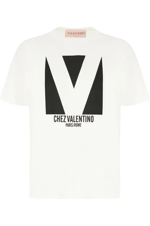 VALENTINO GARAVANI Koszulki, Mężczyzna, Beżowy, M, Len, Koszulka Chez Valentino