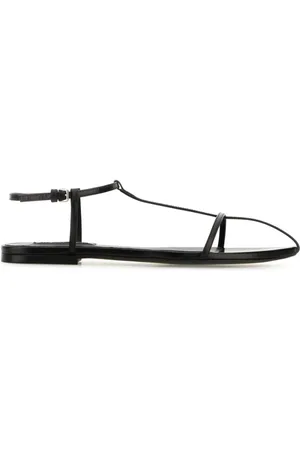 Jil Sander Buty, Kobieta, Czarny, 38 EU, Skóra, Nowe Sandały Tripon