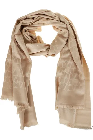 VALENTINO GARAVANI Akcesoria, Kobieta, Beżowy, ONE SIZE, Len, KSX Stole
