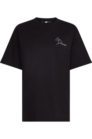 Karl Lagerfeld Koszulki, Kobieta, Czarny, S, Bawełna, Koszulka Signature