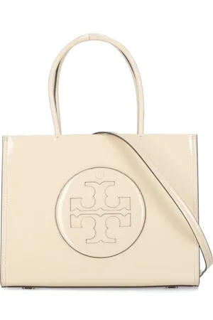 Tory Burch Torebki, Kobieta, Beżowy, ONE SIZE, Bawełna, Torba ze skóry syntetycznej z uchwytami