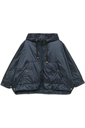 Max Mara Kurtki, Kobieta, Niebieski, S, Niebieskie Cube Płaszcze