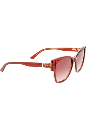 Karl Lagerfeld Akcesoria, Kobieta, Pomarańczowy, ONE SIZE, Okulary przeciwsłoneczne z octanu