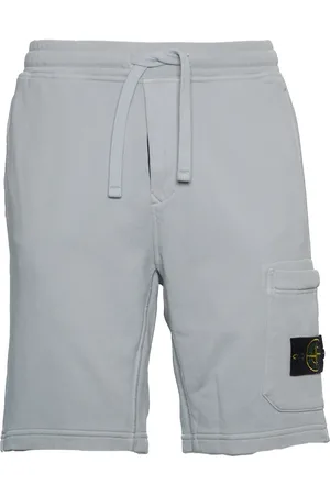 Stone Island Szorty, Mężczyzna, Szary, XS, Szare Bermudy Dresowe
