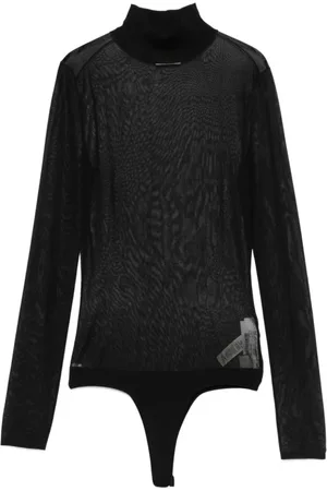 Khaite Koszulki, Kobieta, Czarny, S, Tallin Bodysuit