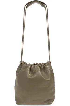 Jil Sander Torebki, Kobieta, Zielony, ONE SIZE, Skóra, Skórzana torebka na ramię Dumpling