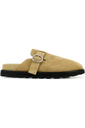 Jil Sander Buty, Mężczyzna, Beżowy, 43 EU, Zamsz, Zamszowe kapcie