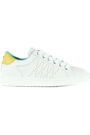 Panchic Buty, Mężczyzna, Biały, 45 EU, Skóra, Skórzane Sneakersy