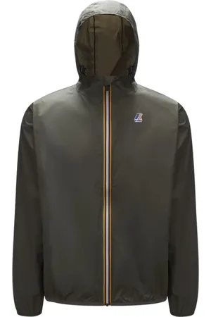 K-Way Kurtki, unisex, Zielony, S, Nylon, Wodoodporna kurtka wiatrówka - LE Vrai 3.0 Claude