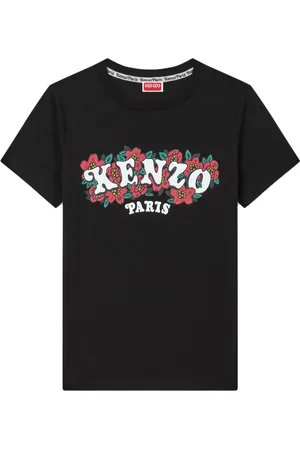 Kenzo Koszulki, Kobieta, Czarny, S, Bawełna, Verdy Market Czarny T-shirt
