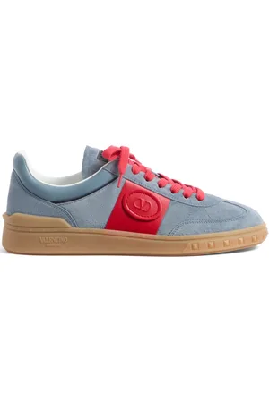 VALENTINO GARAVANI Buty, Mężczyzna, Szary, 45 EU, Skóra, Sneakersy Upvillage z Detalem Vlogo