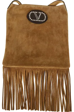 VALENTINO GARAVANI Torebki, Mężczyzna, brązowy, ONE SIZE, Skóra, Fondant Crossbody Bag