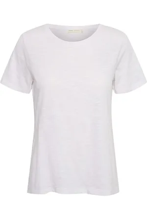 INWEAR Koszulki, Kobieta, Biały, XL, Bawełna, Basic T-Shirt Almaiw