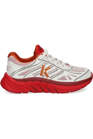 Kenzo Buty, Kobieta, Czerwony, 39 EU, Bawełna, Pace Low Top Sneakers