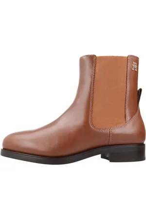 Tommy Hilfiger Buty, Kobieta, brązowy, 40 EU, Skóra, Elevated Essent Thermo B Chelsea Botki