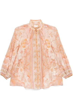 ZIMMERMANN Bluzki, Kobieta, Wielobarwność, M, Acacia Billow Blouse