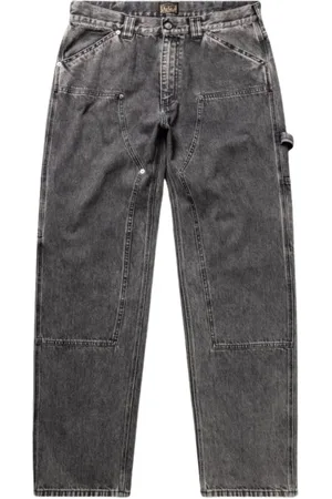 ARIES Jeansy, Mężczyzna, Czarny, W31, Denim, Vintage Loose-Fit Carpenter Jeansy