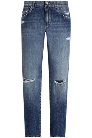 Dolce & Gabbana Jeansy, Mężczyzna, Niebieski, XL, Indigo Klasyczne Jeansyy Pięciokieszeniowe