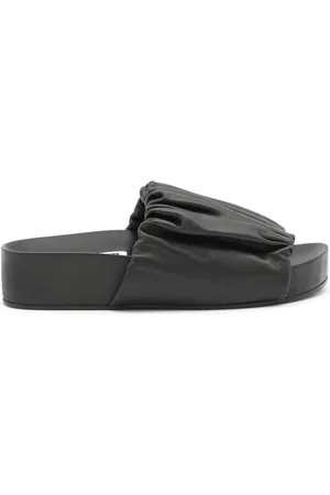 Jil Sander Buty, Kobieta, Czarny, 36 EU, Czarne Klapki - Stylowe i Uniwersalne