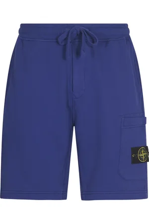 Stone Island Szorty, Mężczyzna, Niebieski, M, Bawełna, Casualowe Szorty Letnie