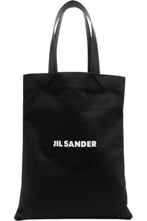 Jil Sander Torebki, Mężczyzna, Czarny, ONE SIZE, Skóra, Luksusowa czarna torba typu tote