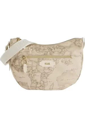 ALVIERO MARTINI 1A CLASSE Torebki, Kobieta, Beżowy, ONE SIZE, Torba na ramię z nadrukiem Geo dla kobiet