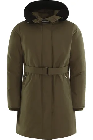 Woolrich Płaszcze, Kobieta, Zielony, S, Bawełna, Arctic Parka