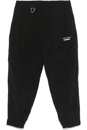 Comme des Garçons Spodnie, Mężczyzna, Czarny, M, Czarne elastyczne spodnie z kieszeniami